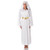 Adult White Hooded Robe