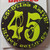Badge 45 Still Alive Small Yellow 55mm