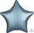 Balloon Foil 48cm Shape Blue Steel Luxe Star
