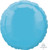 Balloon Foil 43cm Shape Caribbean Blue Round