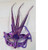 Mask Purple with Silver Glitter