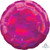 Balloon Foil 48cm Shape Iridescent Magenta Round