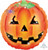 Balloon Foil 43cm Inflated Playful Pumpkin Jack O Lantern