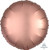 Balloon Foil 43cm Inflated Shape Rose Copper Satin Round