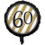 Balloon Foil 45cm 60 Inflated Black, White & Gold Balloon Foil 45cm 60 Inflated Black, White & Gold