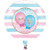 Balloon Foil 45cm Inflated Bow or Bow Tie Gender Reveal