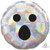 Balloon Foil 45cm Inflated Ghost Holographic Iridescent Balloon Foil 45cm Inflated Ghost Holographic Iridescent