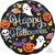 Balloon Foil 45cm Inflated Happy Halloween Holographic Balloon Foil 45cm Inflated Happy Halloween Holographic