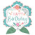Balloon Foil 68cm Inflated Happy Birthday Flowers Free Spirit
