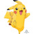 Balloon Foil 78cm Inflated Pikachu Supershape Balloon Foil 78cm Inflated Pikachu Supershape