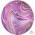 Balloon Foil 38cm Inflated Orbz Marblez Purple Balloon Foil 38cm Inflated Orbz Marblez Purple