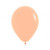 Balloon 30cm Inflated Peach Blush Latex Each