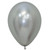 Balloon 30cm Inflated Reflex Metallic Silver Sempertex Latex Each