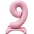 Balloon Foil 76cm 9 Standing Pastel Pink Shape