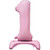 Balloon Foil 76cm 1 Standing Pastel Pink Shape