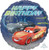 Balloon Foil 43cm Cars 3 Happy Birthday