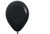 Balloon 30cm Inflated Hi-Float Black Sempertex Latex Each Balloon 30cm Inflated Hi-Float Black Sempertex Latex Each