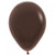 Balloon 30cm Inflated Hi-Float Chocolate Sempertex Latex Each