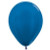 Balloon 30cm Inflated Hi-Float Metallic Blue Latex Each