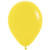Balloon 30cm Inflated Hi-Float Yellow Latex Each