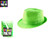 Hat Fedora Neon Green Sequin Hat Fedora Neon Green Sequin