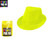 Hat Fedora Neon Yellow Sequin Hat Fedora Neon Yellow Sequin