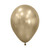 Balloon 30cm Inflated Hi-Float Silk Gold Dust Latex