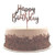 Cake Topper Acrylic Happy Birthday Rose Gold (10973)