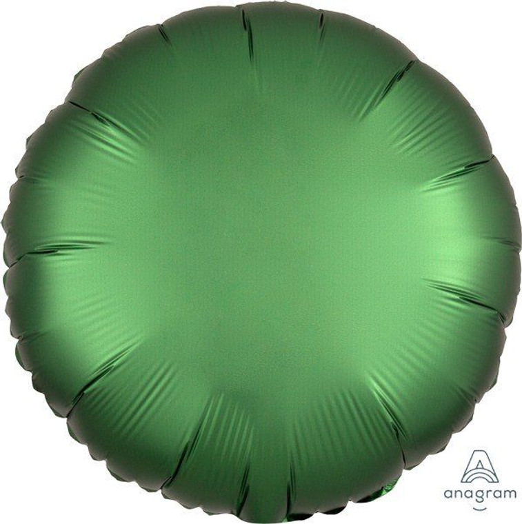 Balloon Foil 45cm Shape Emerald Luxe Round