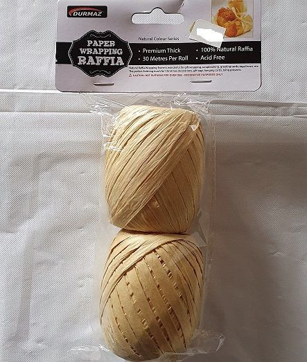 Paper Wrap Raffia Vintage 2pk