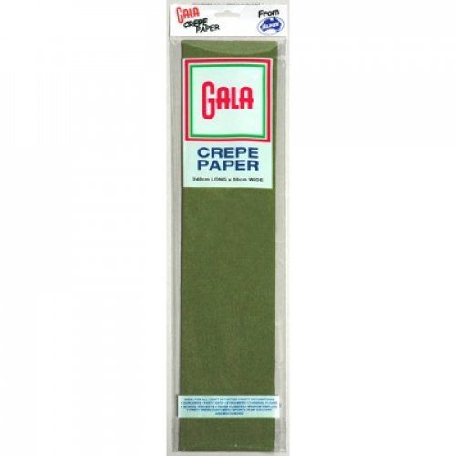 Paper Crepe Stem Green Gala