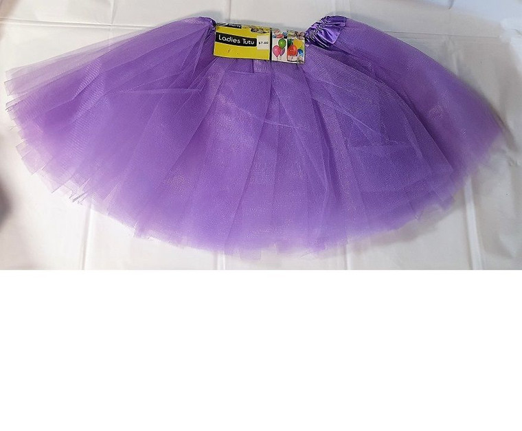 Costume Adult Ladies Tutu OSFM Purple