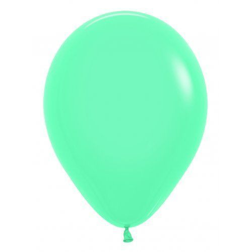 Balloon 30cm Inflated Hi-Float Aquamarine Latex Each