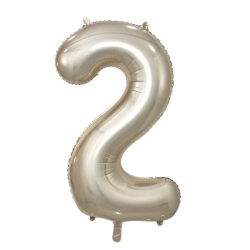 Balloon Foil 86cm 2 Inflated Champagne Shape