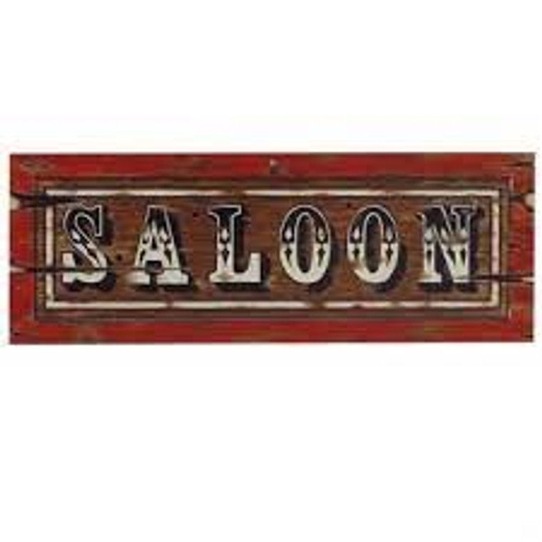 Cutout Saloon Sign