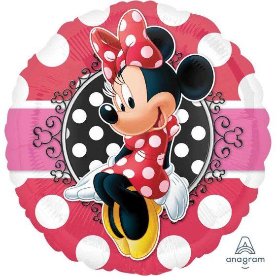 Balloon Foil 43cm Minnie Mouse Portrait