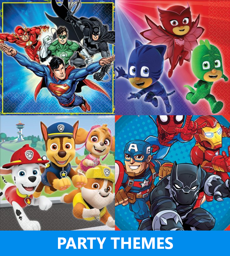 All Party Themes Cartoon PJ Masks Marvel