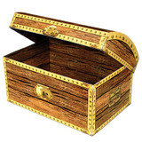 Treasure Chest 3-D Centerpiece