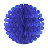 Blue Tissue Flutter Ball Decoration (14")