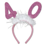 40 Glittered Boppers with Marabou