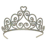 Silver Glittered Tiara