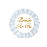 Bride To Be Satin Button