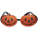 Glittered Jack-O-Lantern Fanci-Frames