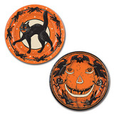 Halloween 9 Inch Plates