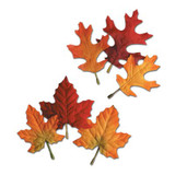Decorative Autumn Fabric Leaves-12pk.
