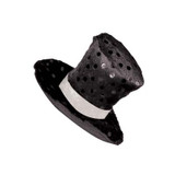 Top Hat Hair Clip - Black