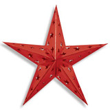 24" Dimensional Foil Star-Red