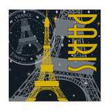 Paris Beverage Napkins