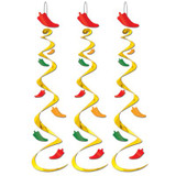 30" Chili Pepper Whirls