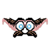 8-Bit Moustache & Eyes Eyeglasses